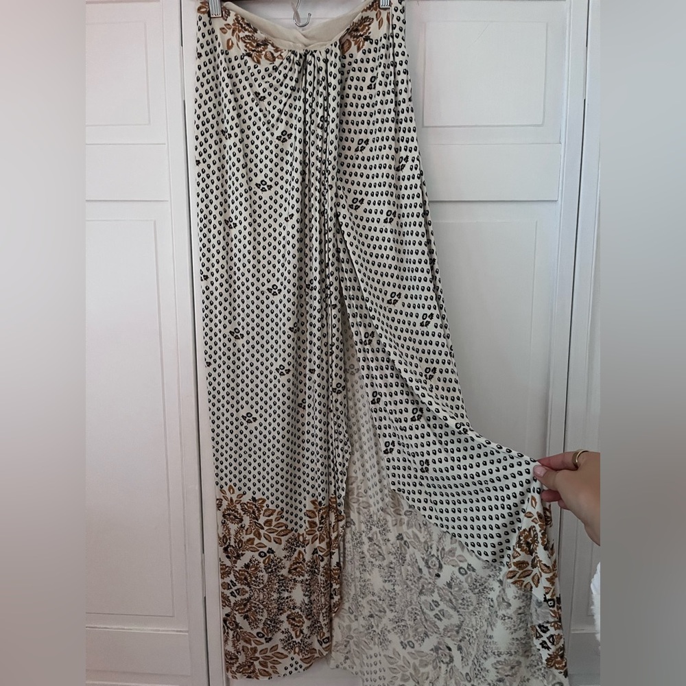 Free people slit maxi shirt